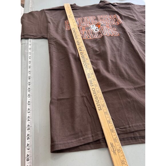 Blue 84 Bowling Green Falcons Short Sleeve TShirt Mens Large Chocolate Brown NEW - Picture 4 of 7